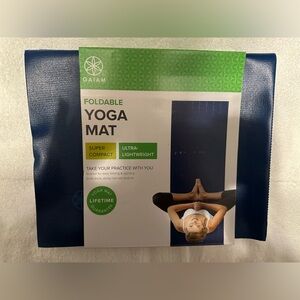 GAIAM Compact Yoga Mat - Deep Blue